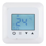 Wengart Programmable Thermostats for Home WG518,AC90-240V 3A Touch Screen Digital LCD Display 7-day Programmable for Water Radiant Floor Heating