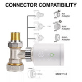 Thermostat de radiateur intelligent Wengart WG368, Zigbee