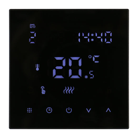 AC90V-240V 3A 16A Water Electric Floor Heating TRV House Room Thermostat  Temperature Controller Digital LCD Display Wall Mounted