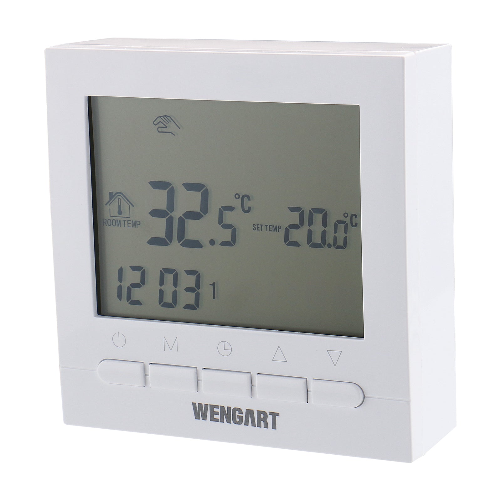  Digital Thermostat, Wall-Mounted Programmable LCD