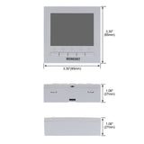 Wengart Gas Thermostat WG02B04BW,Digital LCD Display,Programmable,Battery Powered,COM-NO-NC Wire Connector