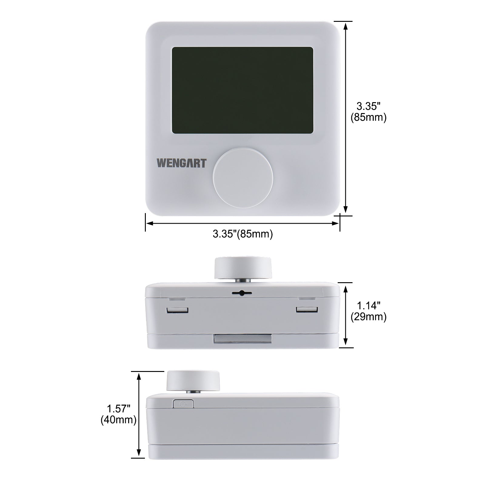 Wengart Gas Thermostat WG06BW, Digital LCD Display,Programmable,Batter –  WENGART